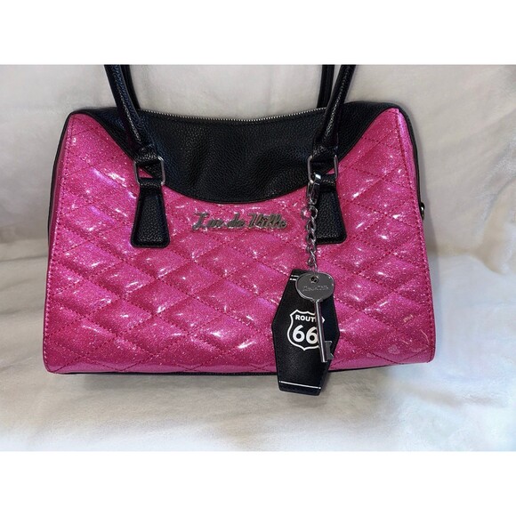 NWOT Lux De Ville Route 66 Tote - Picture 4 of 10
